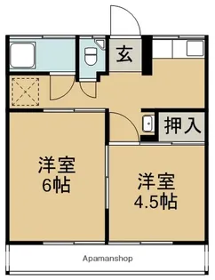天神荘南棟【1階】の間取り