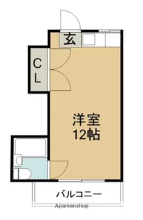 メルシーハイツ1号館【3階】の間取り