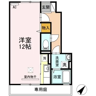 ポルテ【1階】の間取り