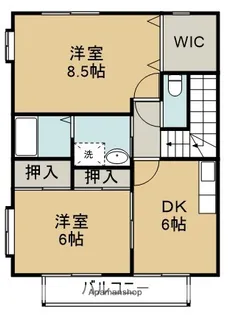 グリーンウッドB・C【C21号室】の間取り