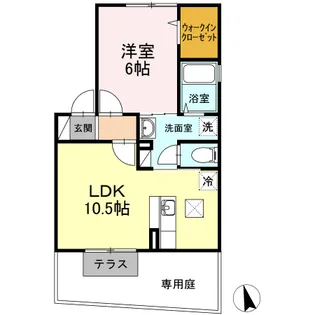 MELODY【1階】の間取り