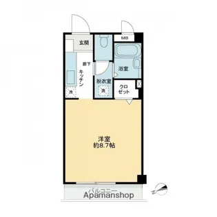 フィネス佐古【2階】の間取り