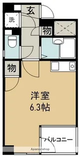 リジョイス【2階】の間取り