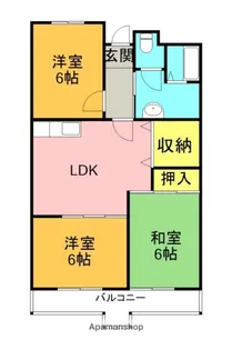 グリーンハイツ近藤【503号室】の間取り