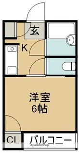 北條マンション【202号室】の間取り