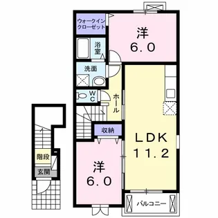 ルーナ【2階】の間取り