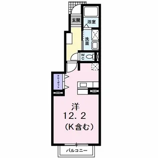 エスペランサ翔【1階】の間取り