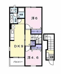メゾン リヴァージュ【2階】の間取り