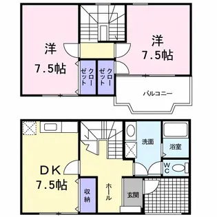 フィールドビーチ1【1階】の間取り