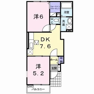 メゾン ド アイム【1階】の間取り