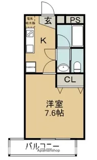 フィールド・オブ・ウィステリア【505号室】の間取り
