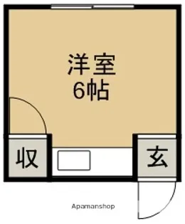 志摩荘【201号室】の間取り