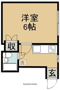 ルーム イン クローバー【101号室】の間取り