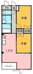 K’Sガーデン神明【1階】の間取り