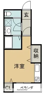 ラヴィ・アン・ドゥ【2-101号室】の間取り