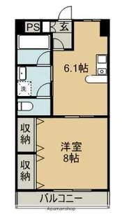 レジデンスイマイⅡ【3階】の間取り