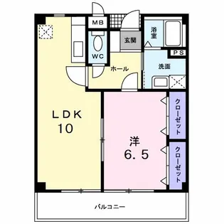 レジデンス・ノンノサン【2階】の間取り