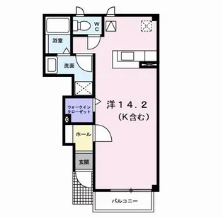 キャプリコートA【1階】の間取り