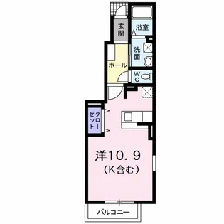 グランツ【1階】の間取り