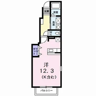 プレ・ガール・シェトワ Ⅰ【1階】の間取り