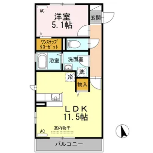 グランツ【3階】の間取り