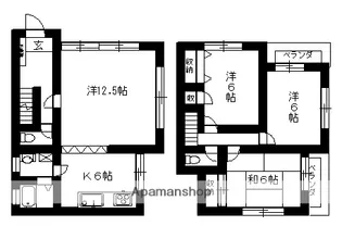 徳島県徳島市名東町1丁目【一戸建】の間取り