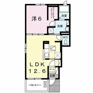 ブリエ Ⅰ【1階】の間取り