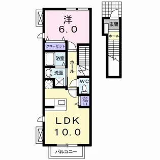 FELICITY A【2階】の間取り