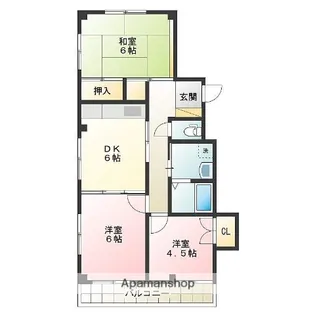 寺内マンション3【3階】の間取り