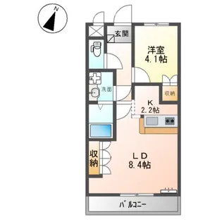 COMFORCE 橋本【2階】の間取り