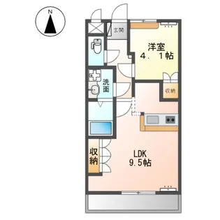 レジデンス城西Ⅰ【2階】の間取り