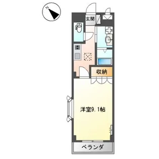 ルミナスハイム羽浦Ⅱ【1階】の間取り