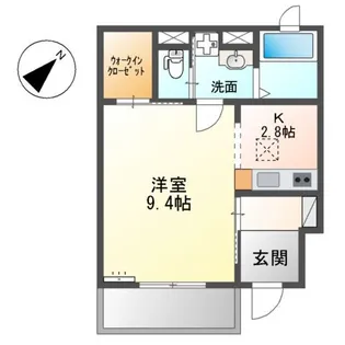 ノルディック アパートメンツ 1【1階】の間取り