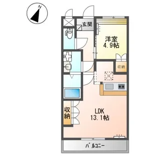 グランチェスタ【1階】の間取り