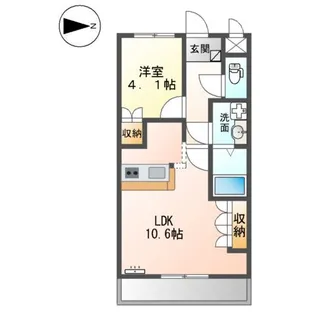 MYーSHINE 大島【2階】の間取り