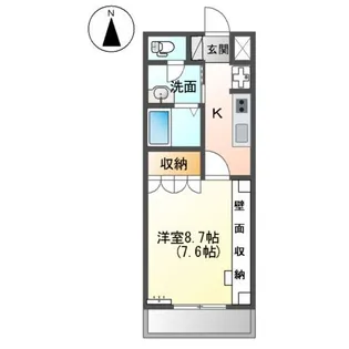 エクセルコート南島田【2階】の間取り