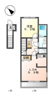 ア・グランシャリオ【2階】の間取り