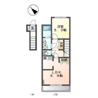 ア・グランシャリオ【2階】の間取り