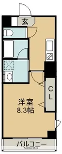 K−クレスト大道【3階】の間取り