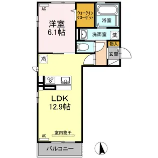 アル・ソーレ住吉【3階】の間取り