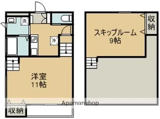 ココカラハウス南佐古【2階】の間取り