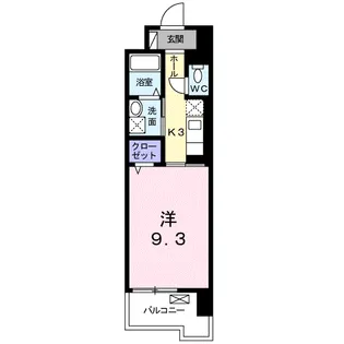 グランクリュ佐古 EAST【7階】の間取り