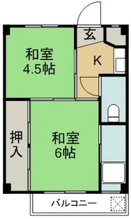 ビレッジハウス名東2号棟【1階】の間取り