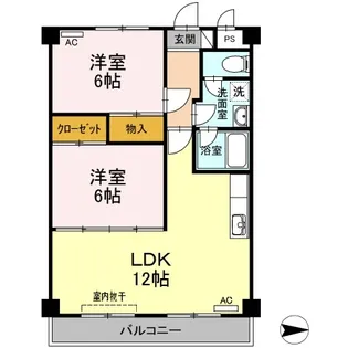 その木ハイツ【2階】の間取り