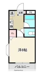 レジデンス徳島【1階】の間取り