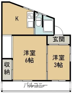 高橋アパート【8号号室】の間取り