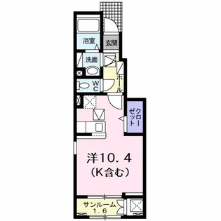 JADEHOUSE庄町 A【1階】の間取り