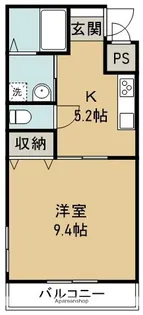 チェスターコート蔵本【1階】の間取り