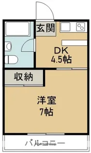 EAST BEACH 弐番館【301号室】の間取り