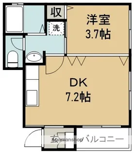 ガーデニングハイツⅡ【B2号室】の間取り